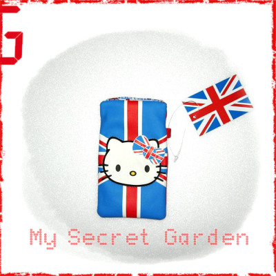 Hello Kitty -  Union Jack Official Mobile Cell Phone Pouch Bag NWT Hello Kitty -  Union Jack Official Mobile Cell Phone Pouch Bag NWT